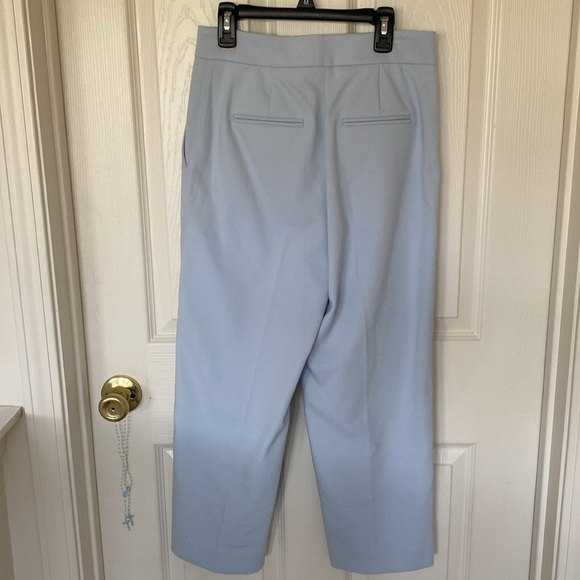 “Ann Taylor” powder blue, wide leg pants; size 0P; NWT - Picture 2 of 6